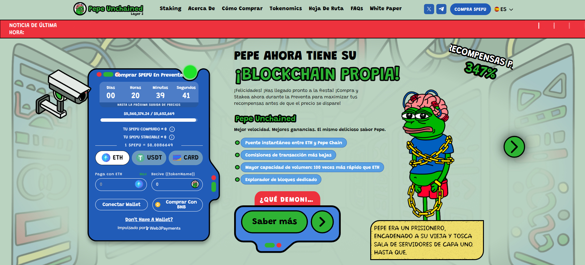 Pepe Unchained