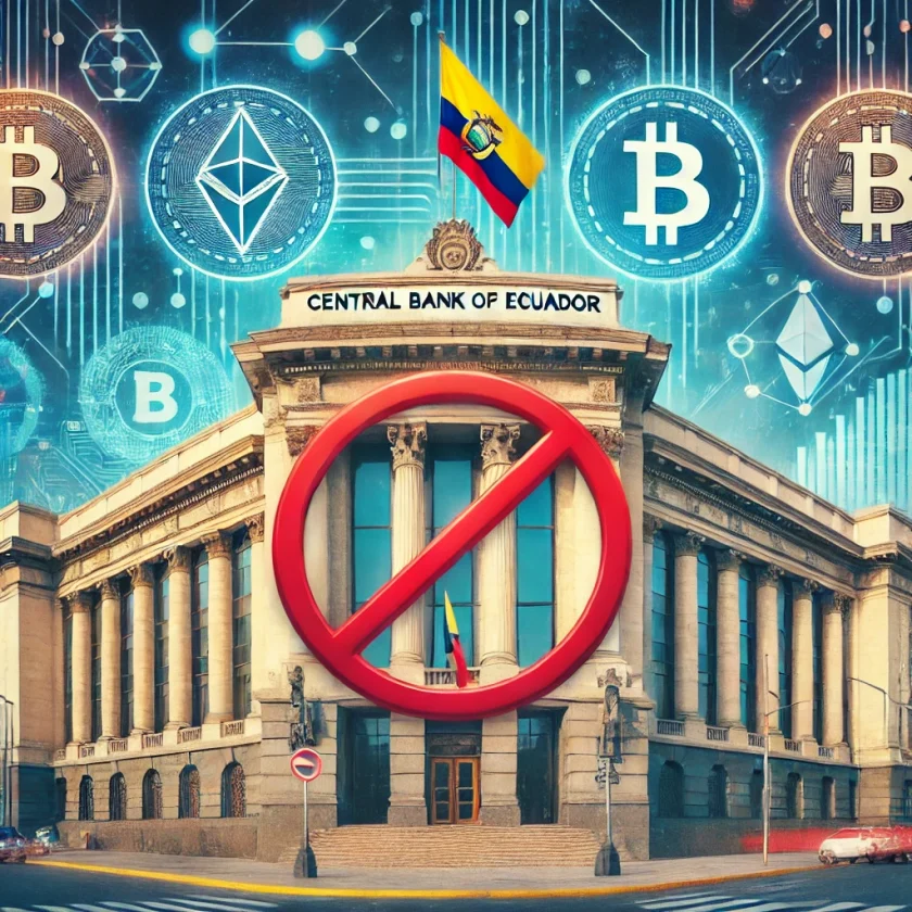 Banco Central de Ecuador ratificó prohibición de criptoactivos