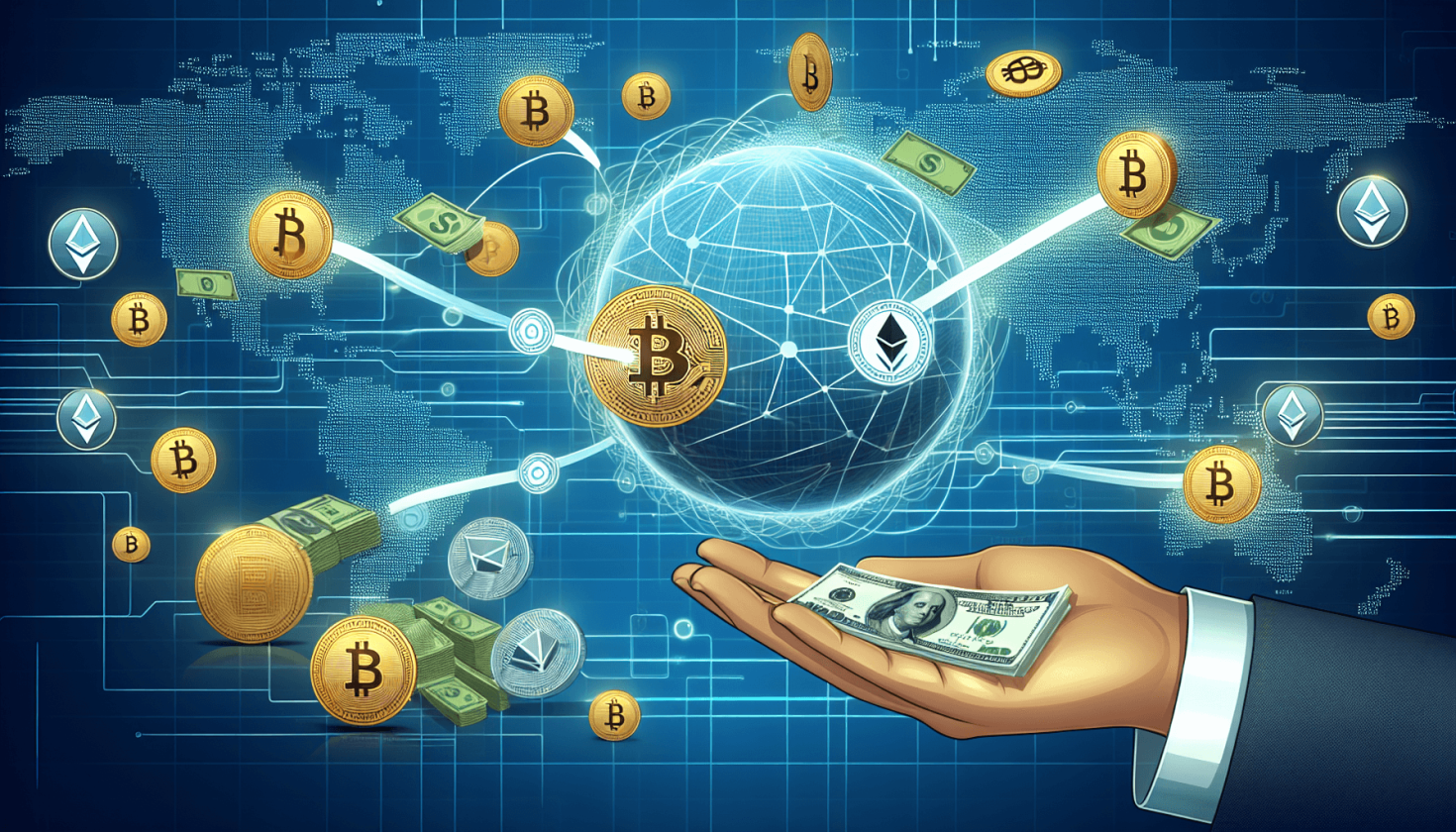 Las criptomonedas son el método más barato para enviar dinero