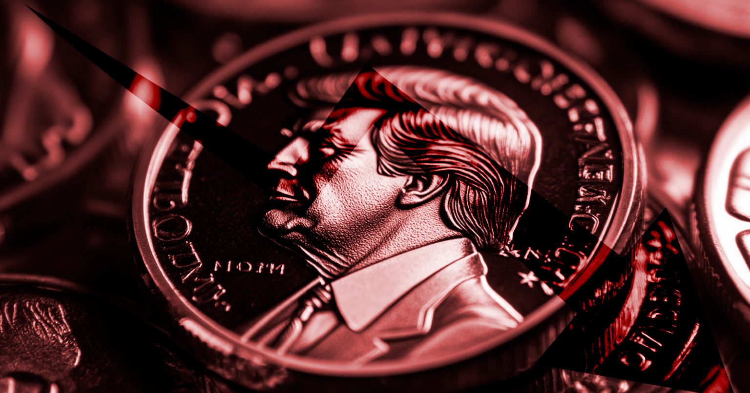 Memecoins inspiradas en Trump caen tras debate presidencial