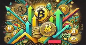 aumento del precio de Bitcoin y la subida de las memecoins