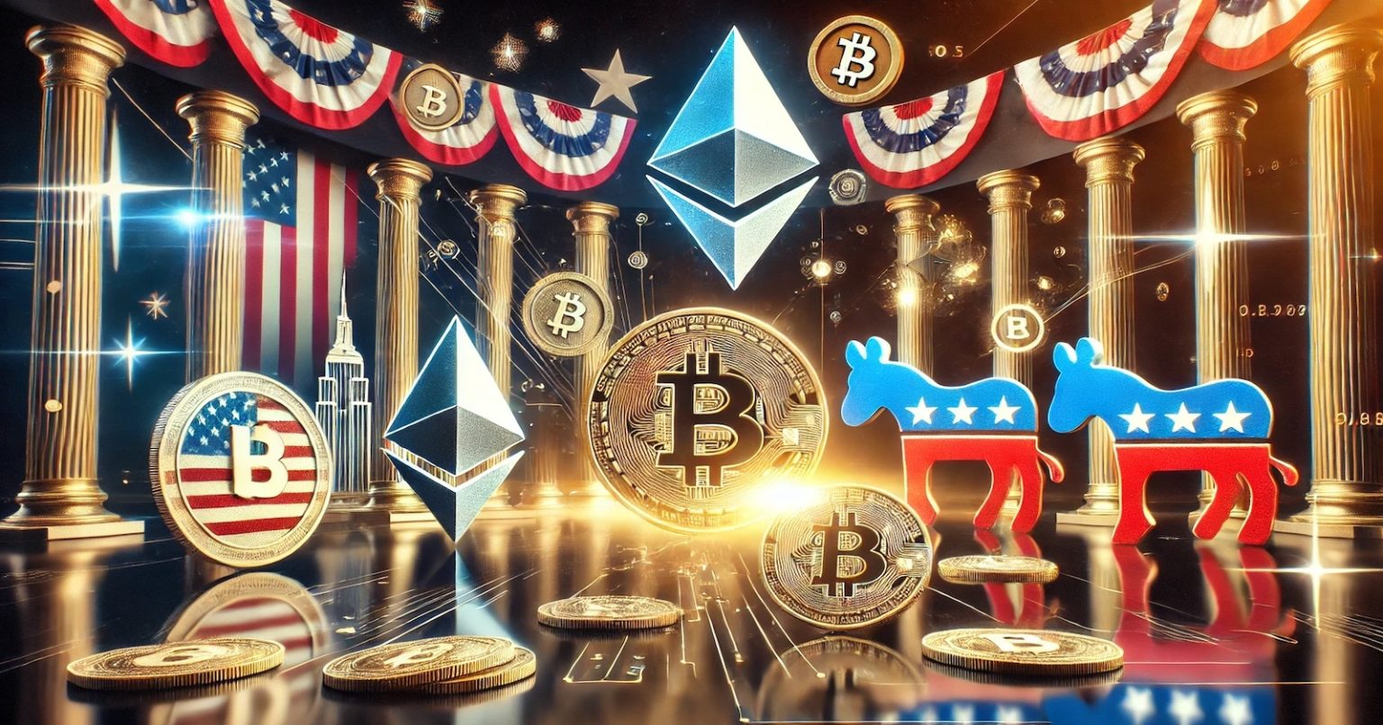 Tokens PolitiFi aumentan un 100% en la semana electoral de EE. UU., impulsados por memecoins inspiradas en candidatos como Trump y Harris.