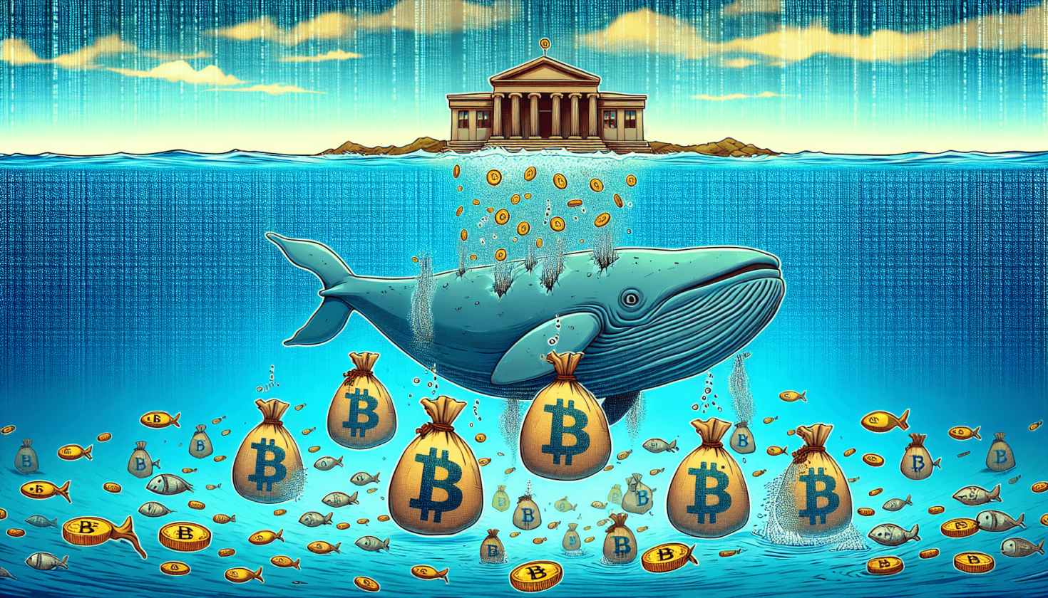 Ballenas retiran 132 millones de dólares en Bitcoin de exchanges