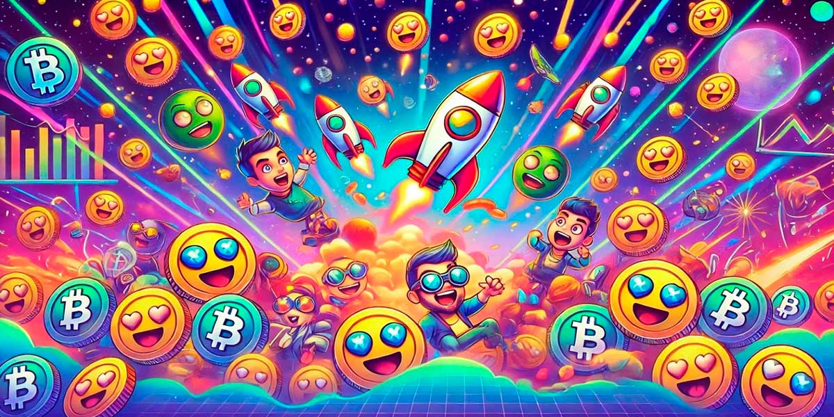 Crecimiento de las memecoins