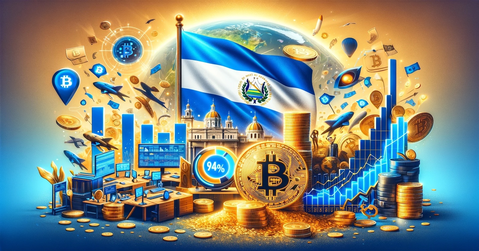 Tesoro en Bitcoin de El Salvador crece $500 millones con alza de la criptomoneda y enciende debates globales