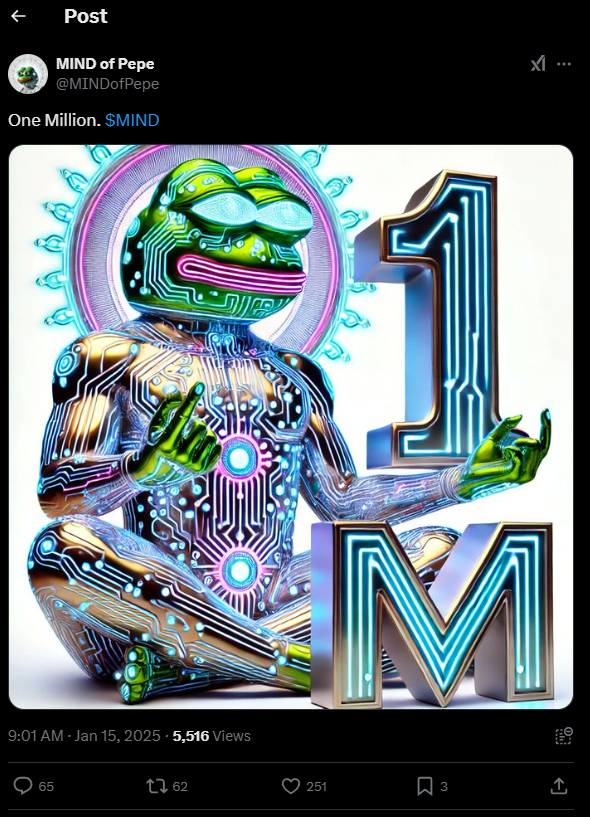 Tweet de Mind of Pepe