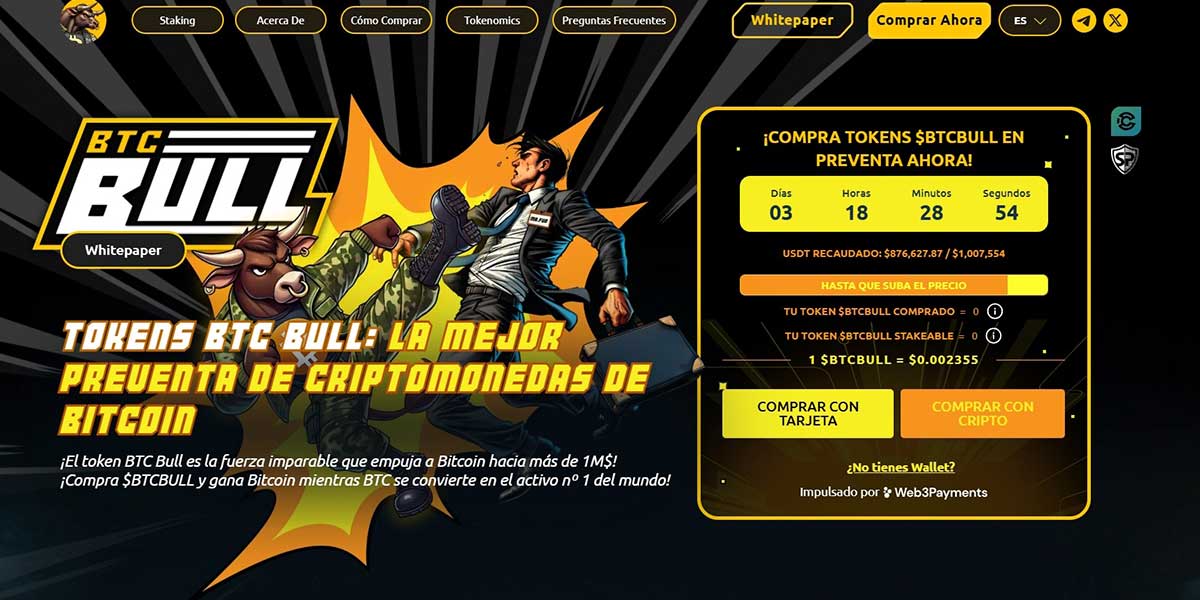 Página de BTC Bull