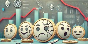 Caída del precio de memecoins