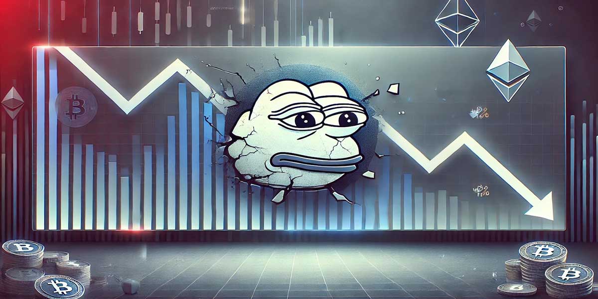 Precio de PEPE se desploma