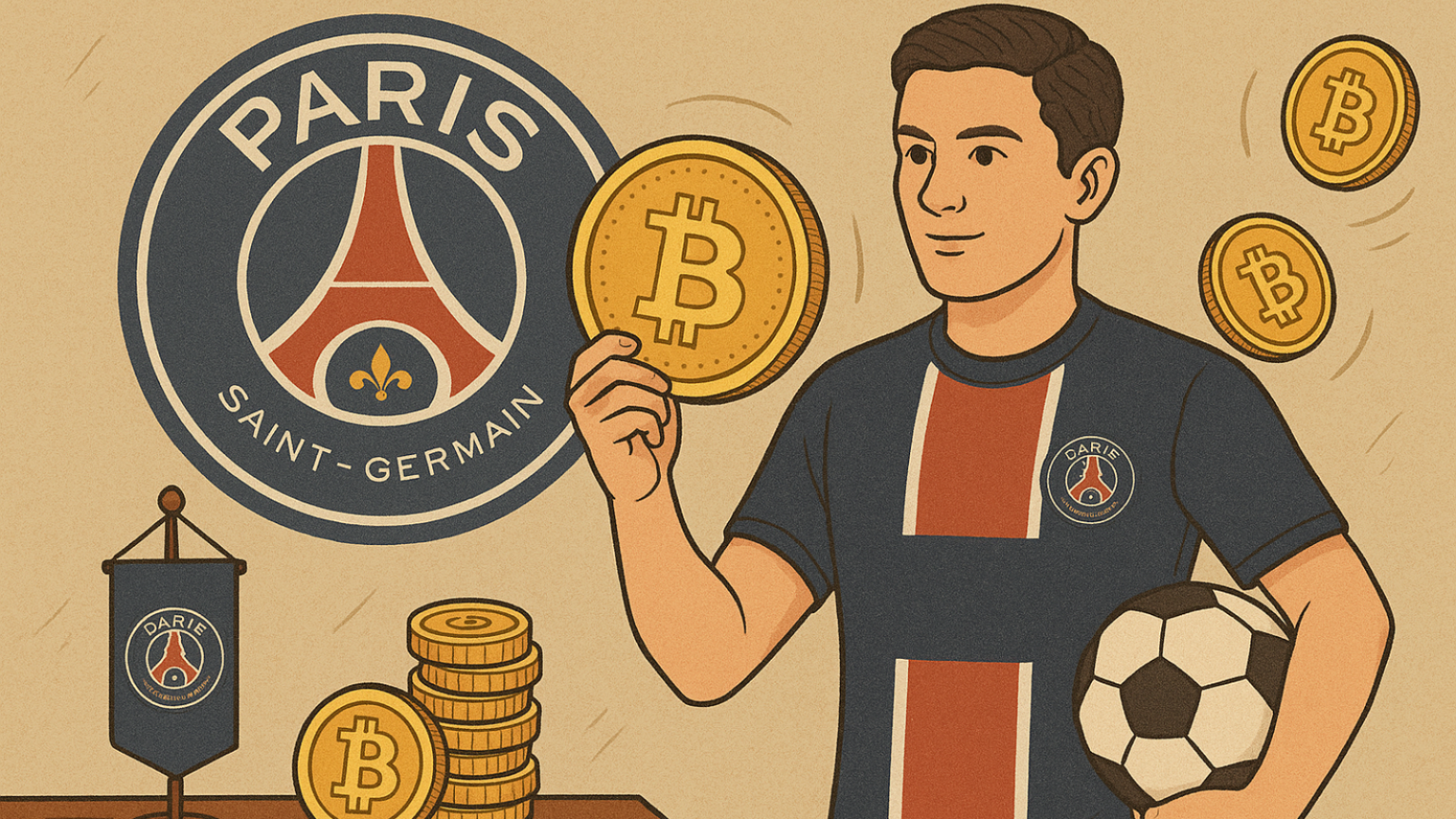 El Paris Saint-Germain invierte en Bitcoin
