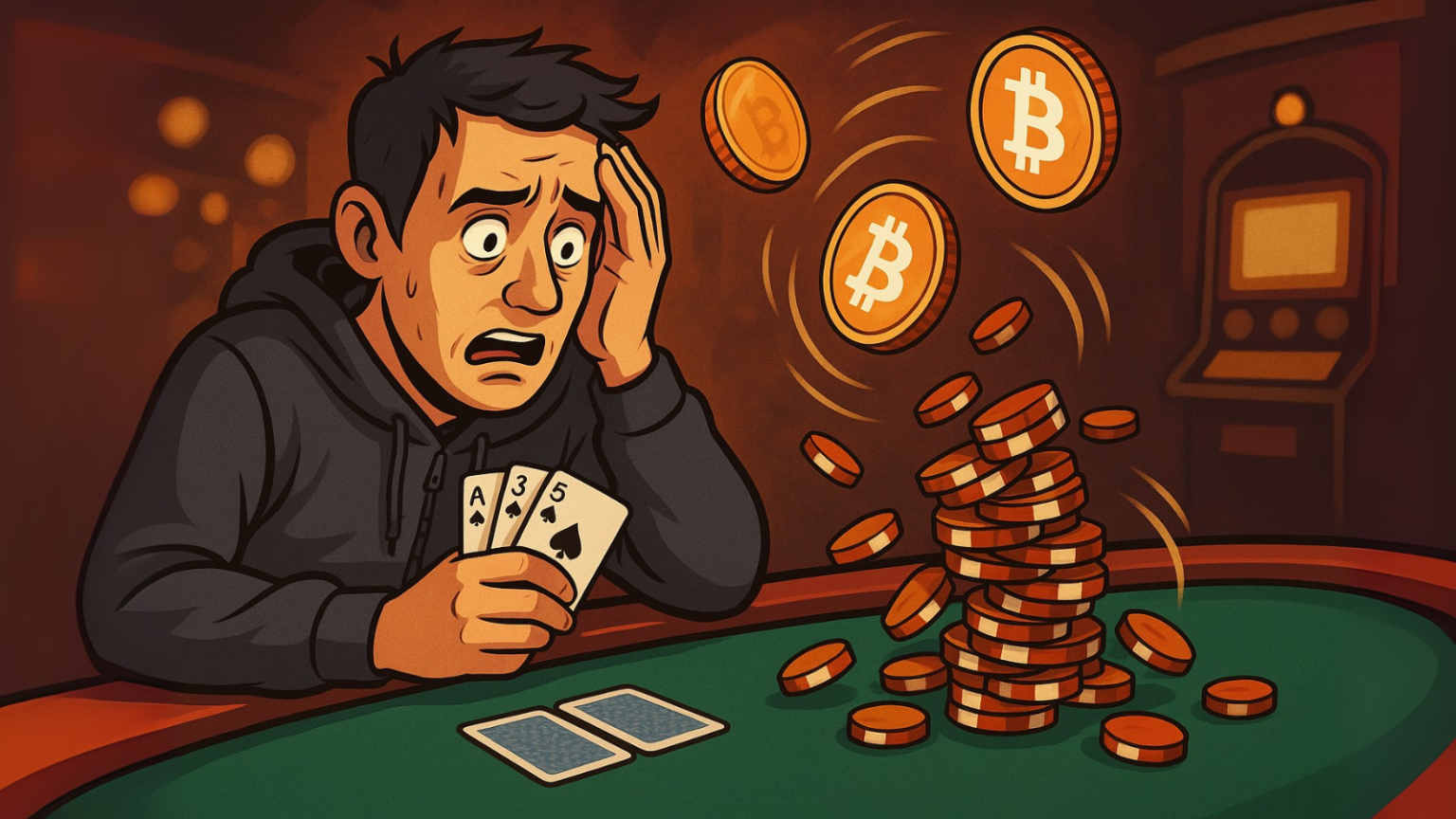 Estafador roba 4 millones de dólares en criptomonedas y lo pierde todo apostando online