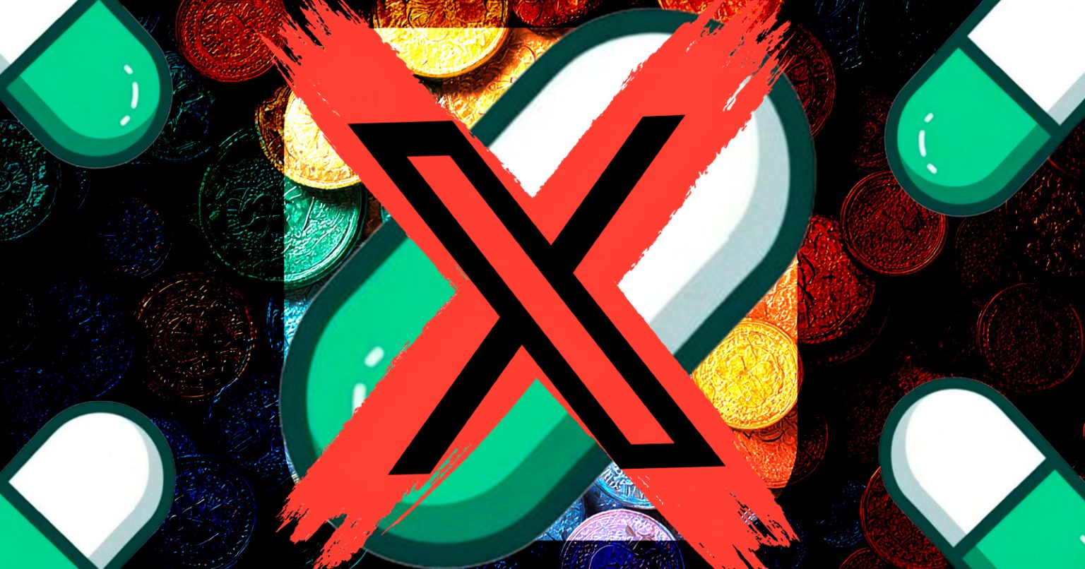 X suspende cuenta de Pump.fun y perfiles ligados a memecoins