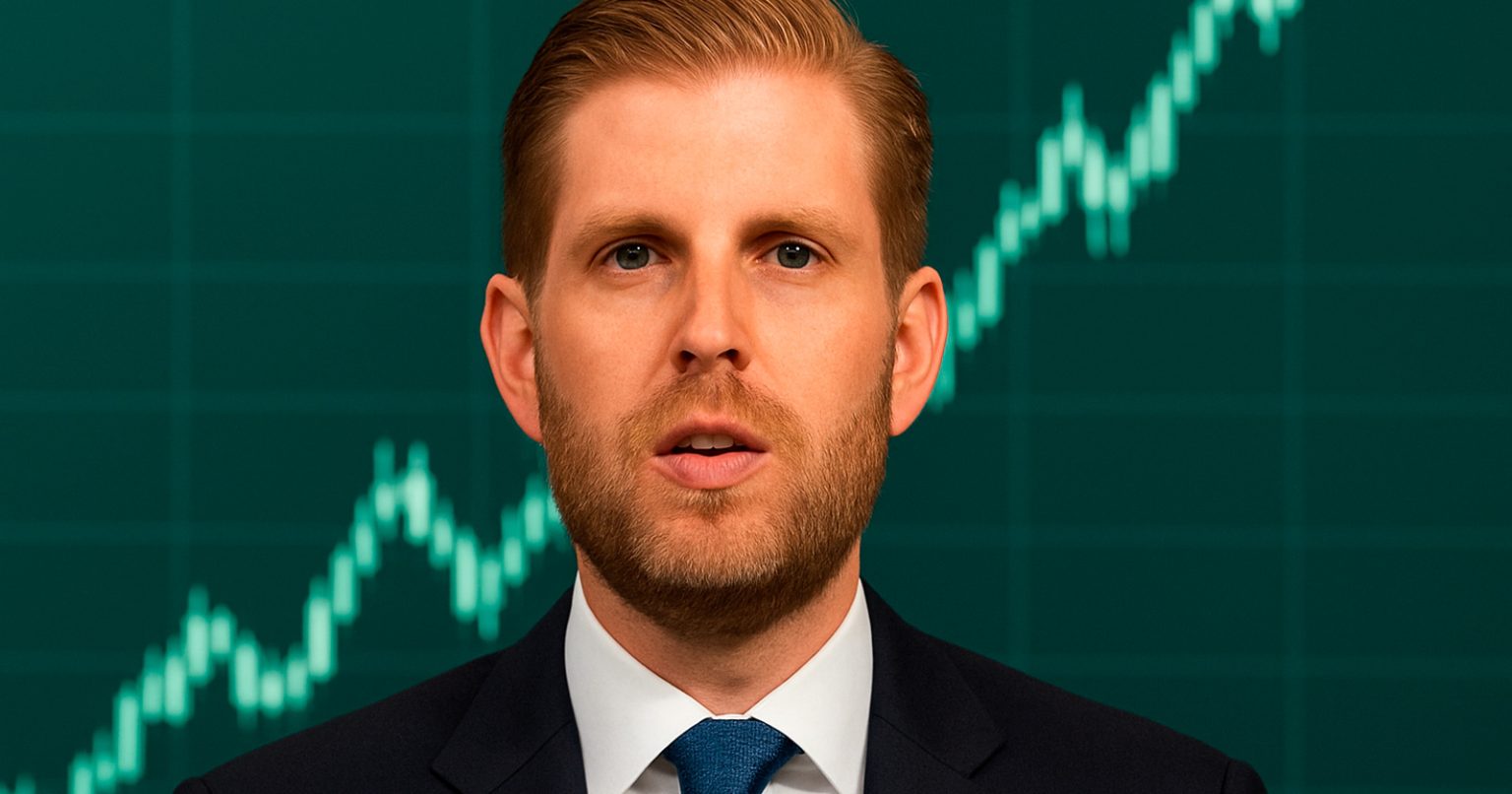 Hijo de Trump afirma que China es una superpotencia de Bitcoin y reitera previsión de 1 millón de dólares