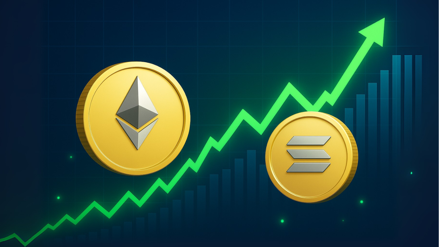Demanda por Ethereum y Solana se dispara en el mercado de futuros
