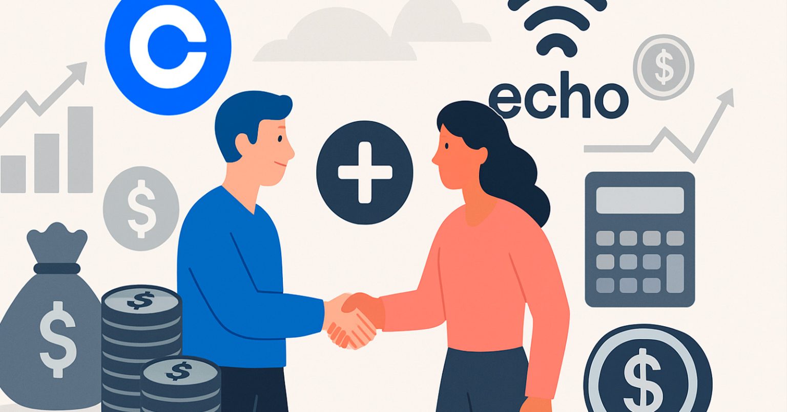 Coinbase adquiere la plataforma de crowdfunding Echo por USD 375 millones