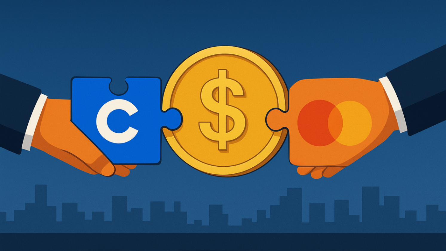 Coinbase y Mastercard compiten por la adquisición de startup de stablecoins