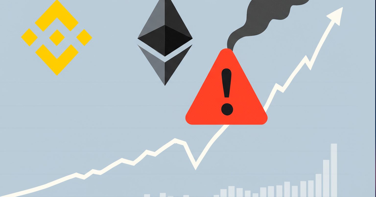 Binance rompe récord en volumen de Ethereum, pero los datos generan alerta