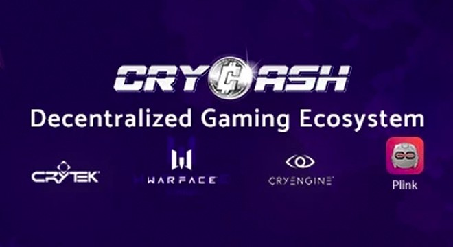 CRYCASH anuncia lançamento de tokens e parceria com a Crytek trazendo milhões de Gamers para a cripto esfera
