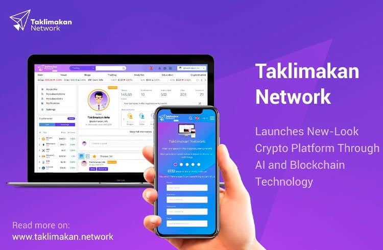 Taklimakan Network lança nova plataforma cripto através da tecnologia AI e Blockchain