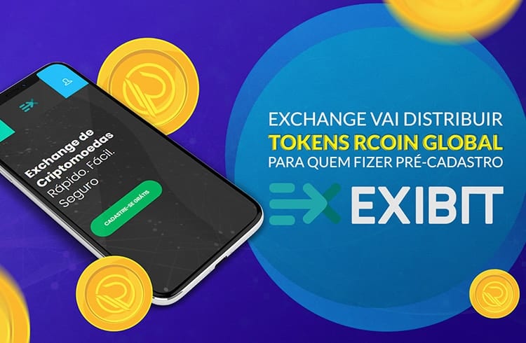 Exchange EXIBIT distribuirá tokens RCOIN para os 20 mil primeiros clientes