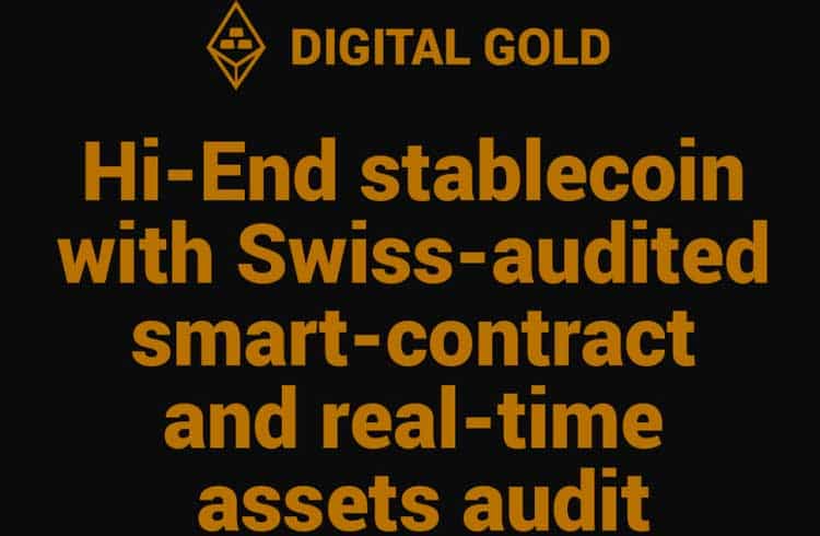 A DIGITAL GOLD está feliz em anunciar sua nova stablecoin lastreada no ouro