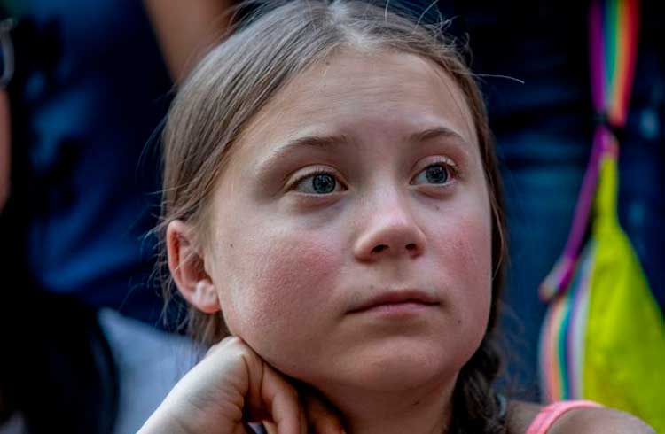 Justin Sun promete doar US$1 milhão para os esforços de Greta Thunberg