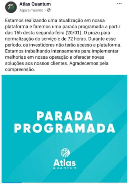 comunicado da atlas quantum