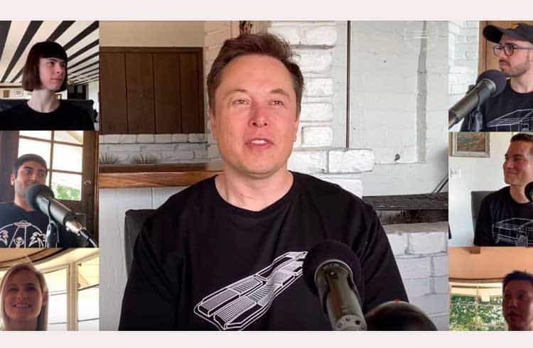 Elon Musk faz novo comentário sobre criptomoedas em podcast da Tesla