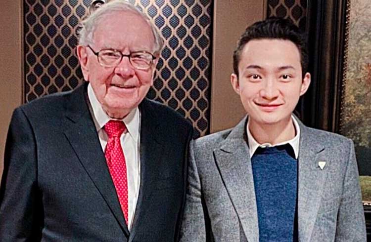 Justin Sun, da Tron, finalmente janta com Warren Buffett