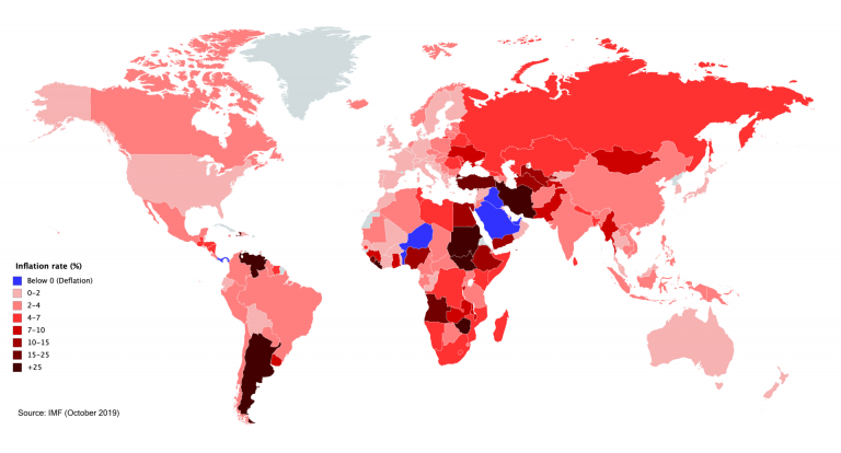 Mapa de calor da terra