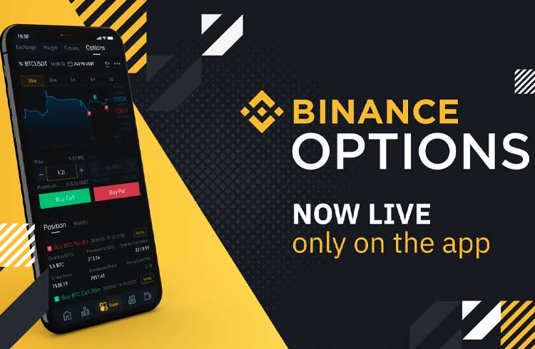 Binance lança negociação de opções de Bitcoin em seu aplicativo