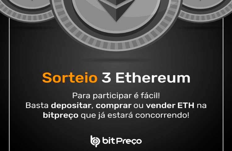 BitPreço anuncia sorteio de 3 Ethers para quem usar a plataforma