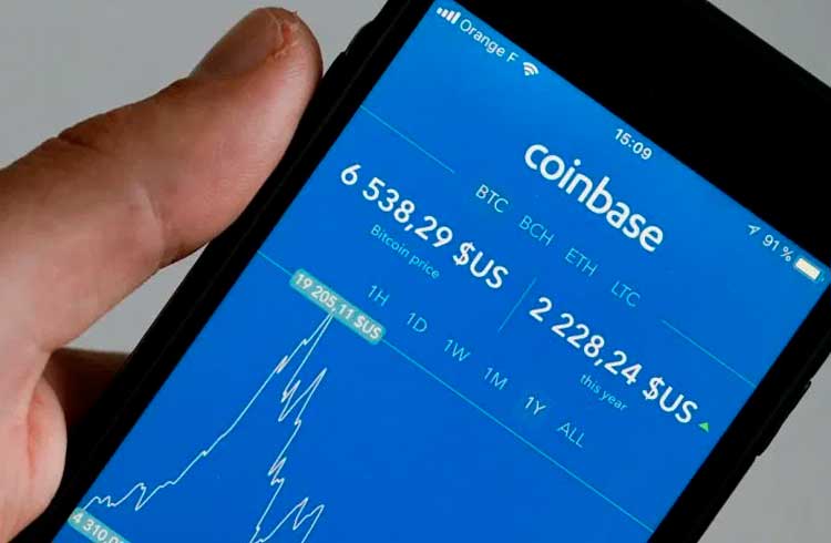 Coinbase anuncia programa de recompensas de criptomoedas no aplicativo