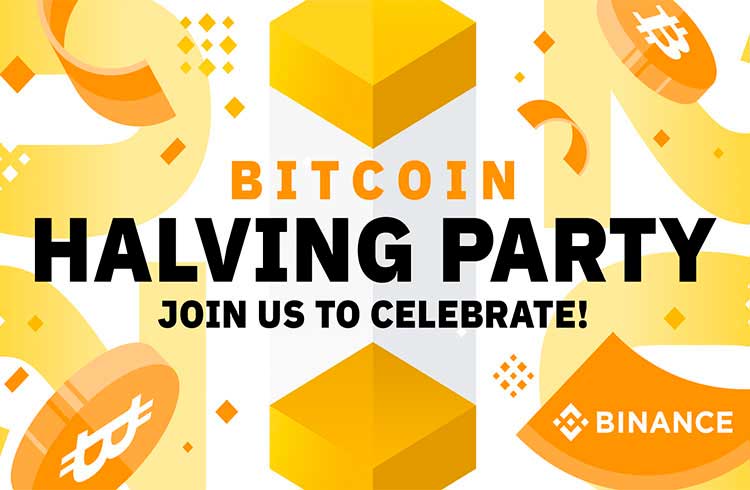 Binance realizará live para acompanhar o halving do Bitcoin às 14h