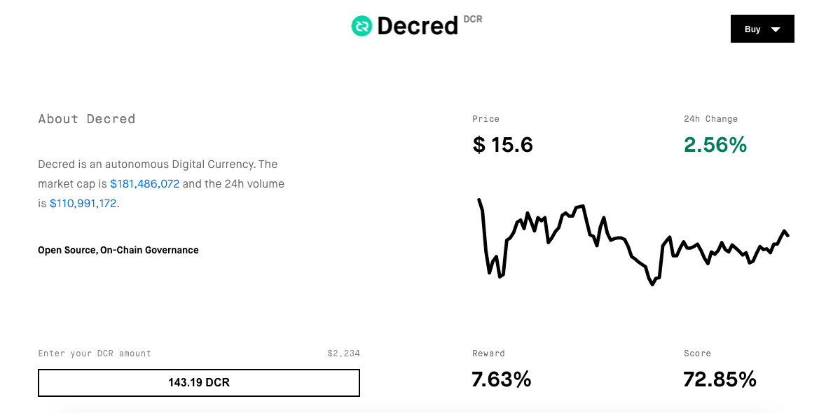 Decred (DCR)