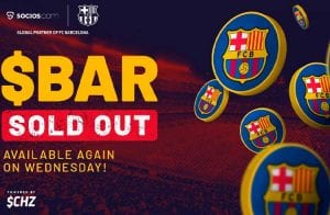 Plataforma de token do Barcelona entra em colapso durante "oferta inicial de fãs"