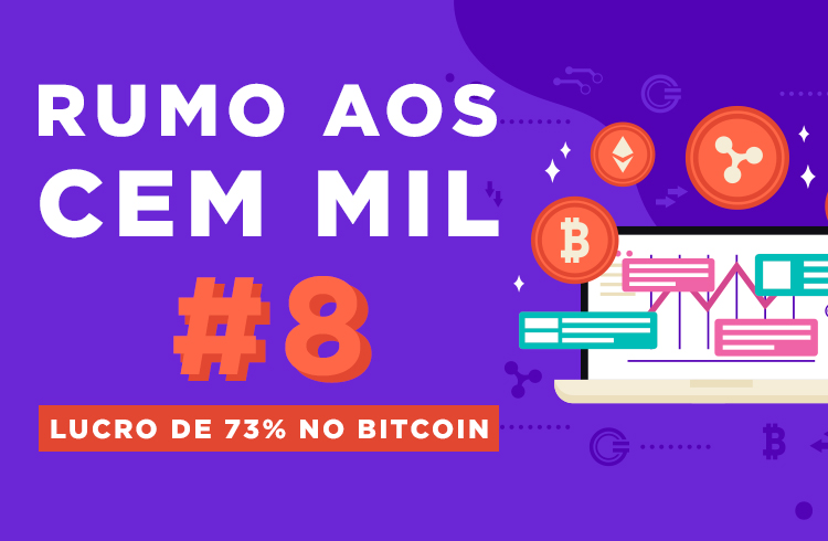 RUMO AOS 100 MIL #08 | 73% DE LUCRO INVESTINDO EM BITCOIN