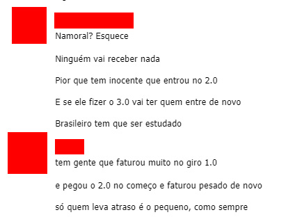 Investidores falam sobre o GBB