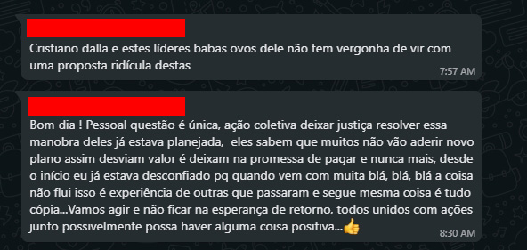 Clientes da Oasis Mercosul se organizam