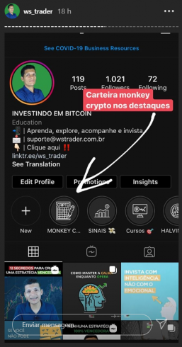 ws_trader cria carteira de criptomoedas aleatórias