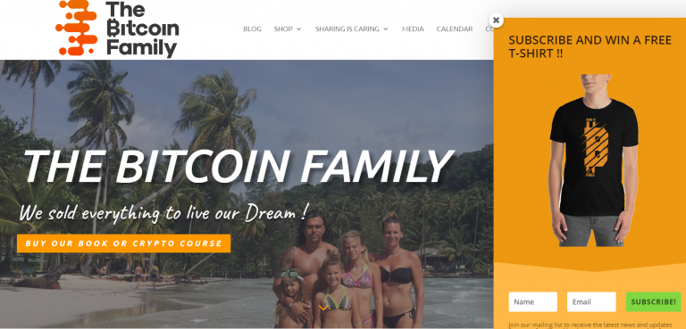 Site da Família Bitcoin