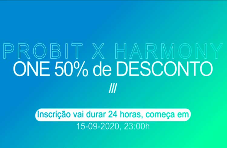 Venda da moeda Harmony na Probit Exclusive, participe do Rol de Traders experientes com lucro certo de 50%