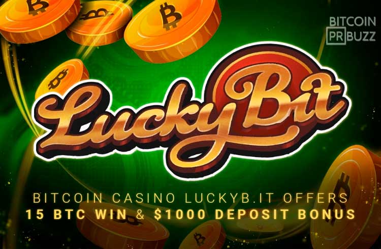 LuckyBit oferece ganhos de até 15 BTC e um bônus de depósito instantâneo de US$ 1.000