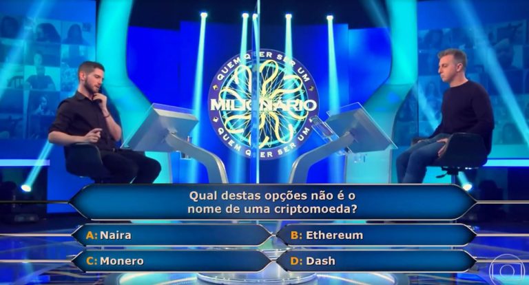 Pergunta sobre criptomoedas feita por Luciano Huck