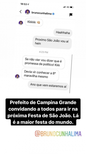 Repercussão chega a prefeito eleito de Campina Grande