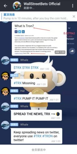 Suposta intenção de pump da TRX