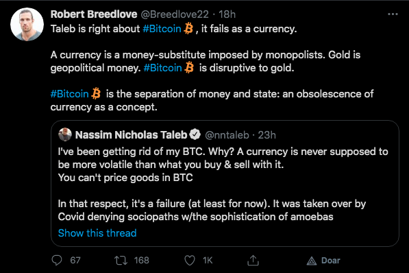 Breedlove traz um conceito diferente sobre o que é o Bitcoin