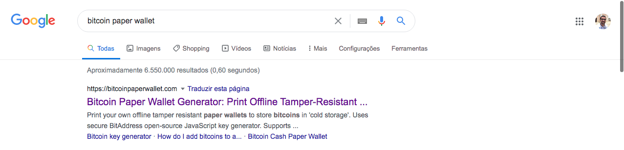 Site é uma das referências na criação de carteiras de papel. Fonte: Google