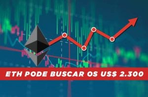 Análise do Ethereum: ETH rompe os US$ 1.800 e pode buscar US$ 2.300