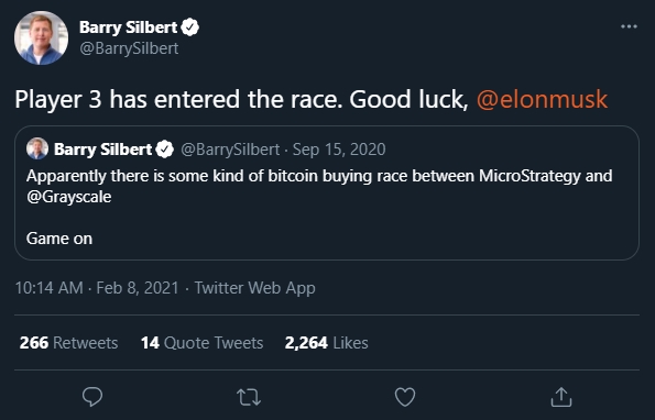 Silbert deseja "boa sorte" a Elon Musk